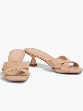 Stuart Weitzman Miami 50 Leather Sandal Size 7.5